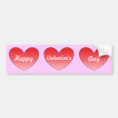 Search for hearts bumper stickers Red
