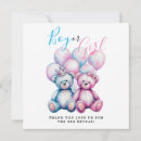 Search for gender reveal thank you cards Woodland