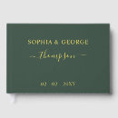 Search for gold wedding guest books Script
