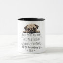 Search for cute funny pugs mugs Dog mum