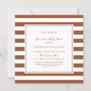 Search for pattern baby shower invitations Terracotta