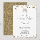 Search for champagne glass new years eve invitations Modern