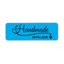 Search for handmade with love return address labels Heart