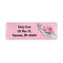 Search for white rose return address labels Pink