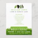 Search for yard business flyers Gardening