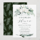 Search for rustic winter engagement party invitations Couples shower