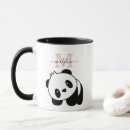 Search for black and white panda mugs Bear