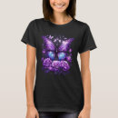 Search for purple roses tshirts Butterfly