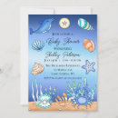 Search for beachy baby shower invitations Blue