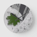 Search for green leaf clocks Closeup