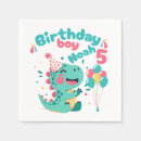 Search for dinosaur napkins Age