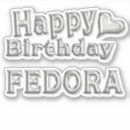 Search for fedora stickers Birthday