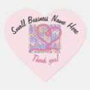 Search for heart shaped thank you stickers Handmade