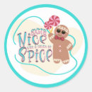 Search for sugar and spice stickers Gingerbread man