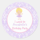 Search for ballerina birthday stickers Blonde