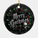 Search for gothic christmas tree decorations Dark