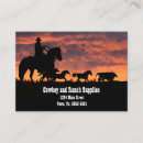 Search for cowboy business cards Ranch