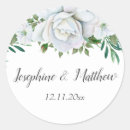 Search for white rose wedding stickers Watercolor