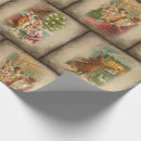 Search for old world christmas wrapping paper Vintage santa claus