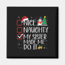 Search for naughty magnets Snow