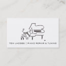 Search for tunes business cards Piano