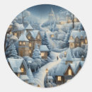 Search for village scene stickers Winter