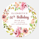 Search for burgundy floral stickers Birthday