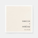 Search for retro wedding napkins Trendy