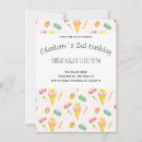 Search for candy 3rd birthday invitations Watercolor