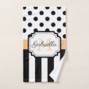 Search for black and white polka dot bath towels Cute