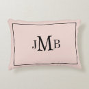 Search for minimalist cushions Monogrammed
