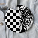 Search for black white gingham badges Check