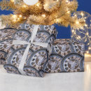Search for clock wrapping paper Vintage