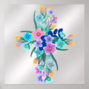 Search for cross flowers posters Christian