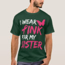 Search for breast cancer sister tshirts Faith over fear