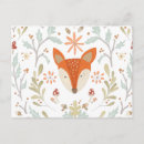 Search for woodland foxes postcards Children