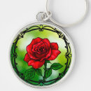 Search for red roses key rings Flower