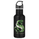 Search for hogwarts house water bottles Slytherin snake