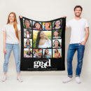 Search for graduation photo blankets Black and white