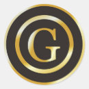 Search for initial g stickers Monogrammed