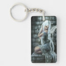 Search for goth rectangular key rings Dark