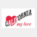 Search for love california stickers Heart