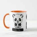 Search for panda love mugs Kawaii