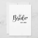 Search for just married cards Bridal shower