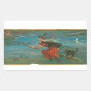 Search for vintage halloween black cat stickers Witch