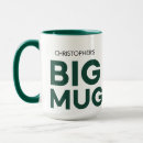 Search for green typography mugs Simple