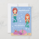 Search for girl summer birthday invitations Mermaid