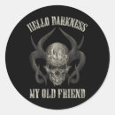 Search for horned skull stickers Halloween