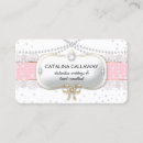 Search for pearl business cards Beauty