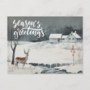 Search for winter deer postcards Snow